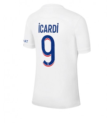 Paris Saint-Germain Mauro Icardi #9 Tredjedrakt 2022-23 Kortermet